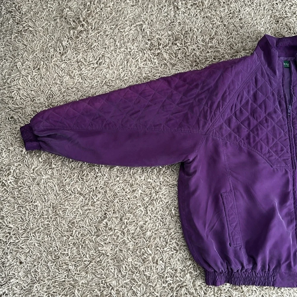 VTG 80s/90s‎ Streetwear Grannycore Retro Hunt Club Purple Tracksuit Set SzL